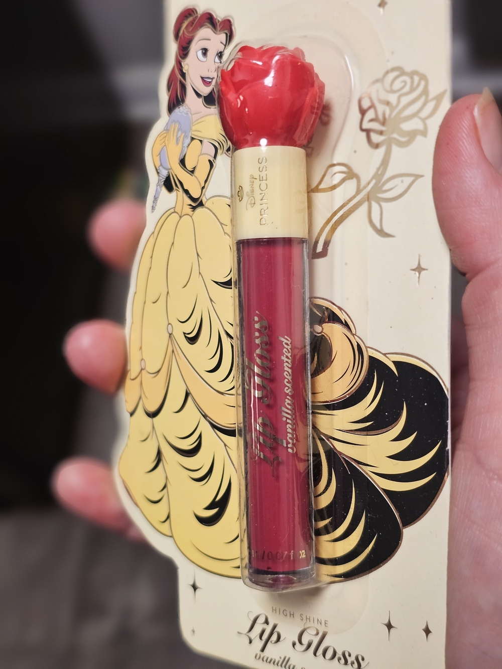 Disney Princess Belle Red Rose Lip Gloss